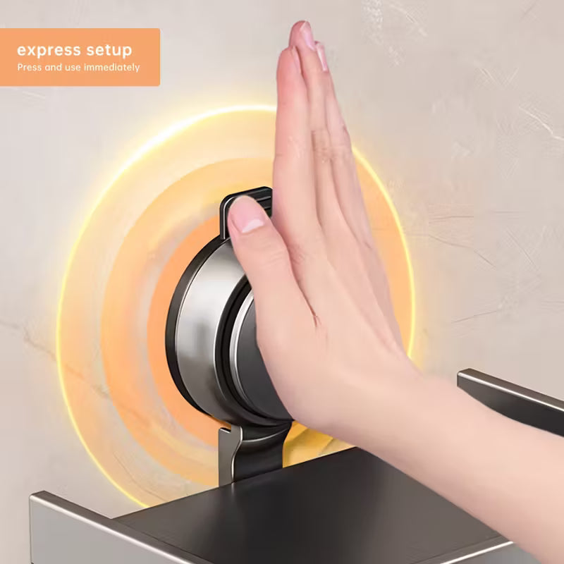 Nástěnný držák toaletního papíru 1/2 ks – bez vrtání, s přísavkou